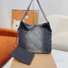 Tragetaschen Damen Denim Chain Bag Handtaschen Designer Womens Fashion Classic