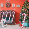 Decorações de Natal 6pcs/Set Canes Decoração para balões infláveis ​​ao ar livre em casa Ornamentos de árvore 2023 Presente das crianças