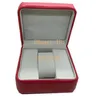 Original Box Paper Innenpapier mit roten Lederboxen Herren Damen Uhren für Geschenkbox271e