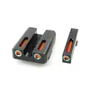 Red green Fiber Optic Front Scopes with Combat Rear Sight focus-lock for GLOCK Pistols 9mm/.357 Sig .40/45