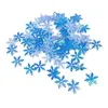 Dekoracje świąteczne 300pcs Płatka śniegu konfetti drzewo DIY DEKORMATYWNY STAEL BLUTTO