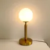 Bordslampor glas bolllampa lyxigt vardagsrum kontor sovrum sovrum ljus natt postmodern läsning hem dekorativ