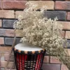 Dekorativa blommor 200 g torkad bevarad naturlig färsk gipsophila paniculata Baby's Breath Flower Buquets Gift For Home Decoration