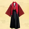 الملابس العرقية The Sword Dance Kimono التقليدية اليابانية للملابس الآسيوية رداء الدور لعب اللباس Haori خيالي تمويه النساء الرجال