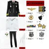 Tweedelige jurk Luxe Cruise Officier Commandant Marine Uniform Vrouwen Jas Pak Beheerders Veiligheid Werkkleding Bewaker Uniformen