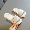 Slipper Summer Fashion Flat Slippers For Teenage Girls Beach Shoes Rivet Slippers T230302