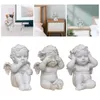 Party Decoration Nordic Cherub Angle Statue Wing Rememberance Memorial Baby Praying For Home Table Patio