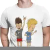 T-shirt da uomo Uomo Beavis Butthead Rock Tshirt Maschile T-shirt estesa Comic Punk Top Hombre T-shirt oversize estiva Hipster Roupas Masculinas T230103