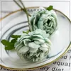 Decorative Flowers 1Pc Vintage Artificial Peony Cloth Fake Faux Stems For Home Party Wedding Decoration