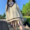 Vêtements Ensembles de Noël nœud de Noël pull rouge collège vent automne et département d'hiver fille douce fille douce belle école japonaise uniforme