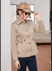 Classic new design women fashion cotton padded short jacket slim fit style coat with pocket B19551F290 size S-XXXL