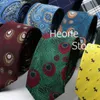 Bow Ties Män Solid Color Stripe Print Floral 6cm Jacquard Business slips