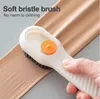 Cleaning Brushes Soft Bristled Liquid Shoe Brush Long Handle Brushes Clothes Brush Shoe Clothing Board Brush Household Cleaning Tool