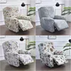 Chair Covers Pastoral Style Recliner Sofa Cover Stretch Spandex Lazy Boy Relax Massage Armchair Slipcovers For Living Room Decor