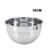 Bowls Lid Mixing Bowl Portable Salad Kitchen For Accessories Lunch Boxes Stainless Steel Dinnerware