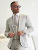 Smokin Bir Düğme Bir Düğme Yakışıklı Tepe Kavur Damat Smokin Erkekler Düğün/Balo/Akşam Yemeği Adam Blazer Ceket Pantolon Tie Vest W1216