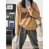 Women's Hoodies Sweatshirts Designer Winter Nieuwjaar Limited Big Print Heren en Crew Neck Loose Fit Sweatshirt Thvv