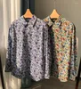 Blouses pour femmes Vintage fleur imprimer à manches longues vêtements femmes hauts et chemisier Camisas De Mujer automne mode français coton chemise femme