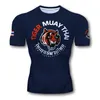 Erkek Tişörtler Sıkıştırılmış Gömlek Erkekler Spor Giyim Tiger Desen Kısa Kollu T-Shirt Sweatshirt Koşu Taytlar Rashgard Giyim Spor Salonu Fitness SH T230103