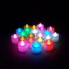 LED Candle Tealight Flameless Candle Tea Light Colorful Battery Operate Lamp Birthday Wedding Party Christmas Decoration Light