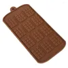 Baking Moulds 12 Grid Silicone Mold Waffle Chocolate Fondant Patisserie Candy Bar Mould Cake Decoration Kitchen Accessories