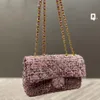 Sac en treillis diamant sacs en tissu 2023 haute marque de luxe mode épaule sacs à main qualité femmes fil sac portefeuille Crossbody339l