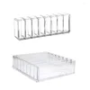 Opbergdozen Clear Acryl Make -up Organisator Cosmetische doos Poeder Desktop Vrouwen Lipstick Holder Organisor Maquillaje