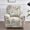 Chair Covers Pastoral Style Recliner Sofa Cover Stretch Spandex Lazy Boy Relax Massage Armchair Slipcovers For Living Room Decor