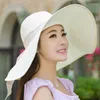 Широкие шляпы соломенная шляпа Леди летние солнцезащитные крема