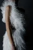 Feather Sexy Prom Dresses One Shoulder Sleeve White Evening Gowns Fashion Short Mini Cocktail Dress Custom Made