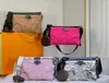23Ss Maxi Multi-Pochette Сумки Дизайнерские сумки через плечо Сумки Женская зимняя теплая сумка Эконил-нейлон Аксессуары с круглым портмоне M21056 M57899 91