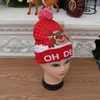 Berets Xmas hattar vuxna barns färgglada lysande hatt tecknad patteren julklapp Santa älg stickad mössa år leveranser