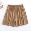 Women's Sleepwear Summer Women's Sleep Bottoms Women Modal Thin Shorts Casual Homewear Pants At Home Solid Color Sleeping Short