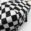 Berets Women Checkerboard Beret محيط رأس كبير السحابة الشطرنج الشطرنج قبعة القبعة النمخ النمط بلاينا الشبكة Boina YD041