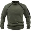 Vestes d'extérieur Hoodies 2023 nouvelle veste extérieure tactique pour hommes américains vêtements de chasse fermetures à glissière chaudes polaire pull homme coupe-vent printemps hiver manteau 0104