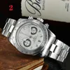 2021 Hoogwaardige luxe herenhorloges Five-Nedle All Dial werken met kalenderfunctie Quartz Watch Fashion Tudo Brand Pols2575