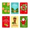 Geschenkwikkeling 250 stks Kerstmis Santa Adhesive Labels Stickers Decoratie Paper Scrapbooking Seal Merry Stationery -benodigdheden