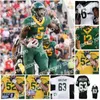 미국 대학 풋볼웨어 Thr NCAA College Jerseys Baylor Bears 28 Abram Smith 81 Tyquan Thornton 1 Corey Coleman 2 Terrance Williams Custom Football Stitched