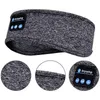 Fones de ouvido Bluetooth esportes para a cabe￧a adormecida Elastic Wireless Headphones Music Eye Mask BT fone de cabe￧a para a cabe￧a