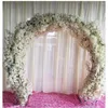 Fiori decorativi Simulazione Fiori di ciliegio Lungo 100 cm Quattro rami Stelo finto Sakura per arco di nozze da parete domestica