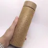 Water Bottles Diamond Thermos Smart Stainless Steel for Girls Portable Vacuum Flasks Coffee Cup 500ml 230104