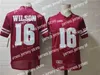 كلية كرة القدم الأمريكية ارتداء NCAA Wisconsin Badgers 23 Jonathan Taylor Football Jerseys Stitched 5 Graham Mertz 16 Russell Wilson 99 J.J. وات 12 Akers Hornibr