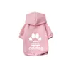 Pull Designer Vêtements pour animaux de compagnie Vêtements pour chiens Four Seasons Petits et moyens chiens Sweat à capuche Labrador Bouledogue français Veste Vêtements 5 Color264U