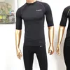 Caliente xbody Ems máquina de entrenamiento físico ropa interior negro con costura púrpura X traje de cuerpo