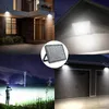 Nuevas luces solares de aluminio focos solares al aire libre con una l￭nea de 5 m de l￡mpara de pared de jard￭n impermeable s￺per brillante Solars reflector