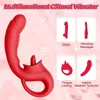 Seksspeeltje stimulator Clitoris Stimulatie 10 Speed Likken G Spot Vibrator Vaginale Tepel Massager Realistische Dildo Volwassen Speelgoed Voor Vrouwen