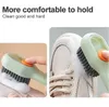 Cleaning Brushes Soft Bristled Liquid Shoe Brush Long Handle Brushes Clothes Brush Shoe Clothing Board Brush Household Cleaning Tool