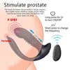 Massaggiatore per giocattoli sessuali Indossare prostata intimo per uomo Masturbatore Plug anale Vibratori Telecomando senza fili vibratore con vibratore