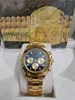 Z oryginalnymi pudełkami zegarkami szafirowymi 40 mm 116509 automatyczne mechaniczne męskie zegarki męskie zegarki no chronograph Gold Black Dial 2023
