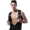 Men's Body Shapers Men Neoprene Vest Sauna Ultra Thin Sweat Shirt Shaper Slimming Corset Men's Underwear Fitness